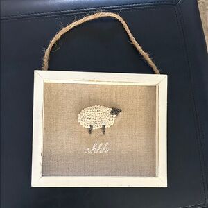 Rustic Sheep Wall Hanging